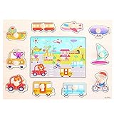 知育玩具 木のおもちゃ 乗り物 マーチ キッズ 子ども 想像力向上 発見力アップ 幼稚園 五感の刺激 誕生日 入学祝