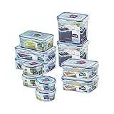 ロック&ロック22-pieceの食品ストレージセットクリア/ブルー