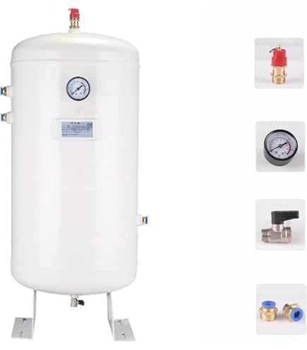Amazon | 50Lエアー サブタンク 縦型 予備タンク 安全弁付き Amazon | 50Lエアー サブタンク 縦型 予備タンク 安全弁付き