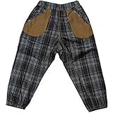 ボーイズキッズボトムス[Blue Mart(ブルーマート)]男の子|男児|子供用裏トリコット起毛素材外遊びシャカシャカロングパンツ 120cm チャコール