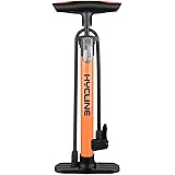 HYCLINE 自転車 空気入れ: フロアポンプ 仏式/米式/英式 バルブ対応 小型軽量コンパクト