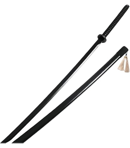 Amazon | 木刀 竹刀 居合練習刀 太極剣 苗刀 竹製 長剣 全長140cm 鞘