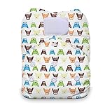 Thirsties One Size All In One Hook & Loop, Hoot by Thirsties