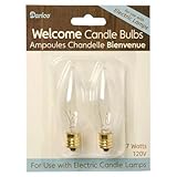 Bulk Buy: Darice DIY Crafts Replacement Bulbs for Electric Candle Lamp 2 pieces (6-Pack) 6201-02 [並行