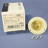 Leviton 2695 30 Amp, 600 Volt 3-Phase, NEMA L13-30P, 3P, 3W, Flanged Inlet Locking Receptacle, Indus