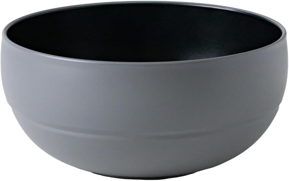 【限定カラー】アサヒ興洋 お椀 どんぶり 丸 グレー 薄墨 1個入 電子レンジ対応 食洗機対応 手になじむ 日本製 WAYOWAN AZ25-71
