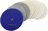 3 DAMO Premium Dry Diamond Polishing Pads Set of 7 PCS for Granite / Marble / Concrete by DAMO