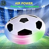 子供大人Air Hover Ball PneumaticサスペンションソフトなフォームフローティングLEDライトとサッカーインドア&アウトドアゲーム