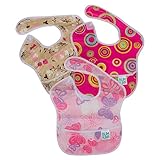 バンキンス Bumkins お食事エプロン 3枚セット スーパービブ 6～24ヶ月頃 よだれかけ スタイ 防水 洗濯可 Gセット（S3-G6） Bibs Waterproof Accessories 