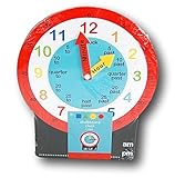 Chalkboard Teaching Clock - 9'' x 11.25'' [並行輸入品]