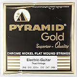 PYRAMID STRINGS EG Gold 013-056 フラットワウンド エレキギター弦