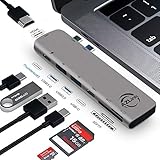 AZLink USB C ハブ MacBook Pro 2016/2017/2018 13と15インチに適用 Thunderbolt3 4k