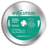 Evolution Power Tools 14BLADEAL Aluminum Cutting Saw Blade, 14-Inch x 80-Tooth [並行輸入品]