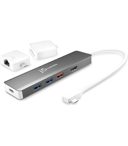 Amazon.co.jp: j5 create USB Type-C 7in1 PD対応 デュアルHDMI Gen2 