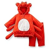 Carter's Halloween Costume Baby Crab Red Fleece 2 Pcs 3-6 Months NEW [並行輸入品]