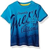 GUESS Baby Boys' Short Sleeve T-Shirt Cerulean Blue 18M [並行輸入品]
