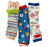 BEATON ベビー レッグウォーマー 赤ちゃん 新生児 用 肌着 冷え 寒さ対策 お祝いギフト ３足セット (男の子)