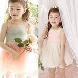 即納夏子供ワンピース キッズワンピ ノースリーブ スリングレースショルダ全２色 100cm 110cm 120cm 130cm 140cm 140,pink