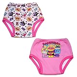 2枚組 アンパンマン トイレトレーニング 4重層 トレーニングパンツ おむつはずし（ピンク95cm）