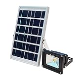 GOODGOODS COB LED ソーラーライト 屋外 防水 5W センサーライト 充電式 電池交換対応式 光センサー付き 【一年保証】 TYH-5