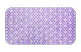28 " x15 "ノンスリップバスマットパープル|非毒性( BPAフリー)と抗菌