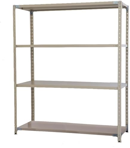 KR軽量ラック 幅1212×奥行462×高さ1500mm 天地6段 ライトグレー 6段スチールラック】KR軽量ラック・ライトグレー幅1212mm奥行462mm高
