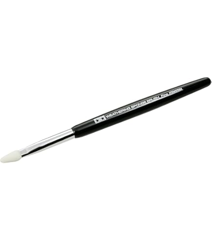 Amazon | タミヤ メイクアップ材シリーズ ウェザリング用スポンジ筆