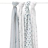 Aden+Anais エイデンアンドアネイ スワドリングラップ モスリンラップ 4枚セット prince charming プリンスチャーミング #2022 並行輸入品