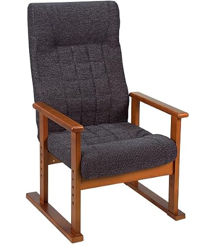 Amazon｜カインズ(CAINZ) 木製ふかふか高座椅子 グレー 幅57.5cm 奥行