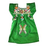Mexican artisans BABY_COSTUME ベビー・ガールズ US サイズ: one size fits all カラー: グリーン