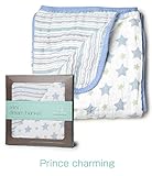 エイデンアンドアネイ ミニブランケット 厚手 おくるみ ドリームブランケット 出産祝い ガーゼケット 【並行輸入品】 Prince charming