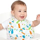 Bebe au Lait Lille Collection Quadruple Bib, Cityscape Boy by Lille