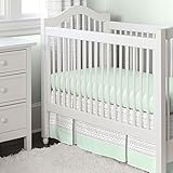 Carousel Designs Silver Gray and Mint Fawn 2-Piece Crib Bedding Set by Carousel Designs