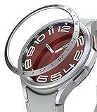 【Ringke】Galaxy Watch 6 Classic 43mm ケース BEZEL STYLING 変色防止 耐衝撃 超薄型 保護ケース ステンレス製 メタリック ギャラクシーウォッチ 6 Classic 43mm スマートウォッチ メタリックケース - Silver 43-01 (ST)