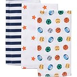 GerberフランネルBurpcloths for Boys – 3のセット