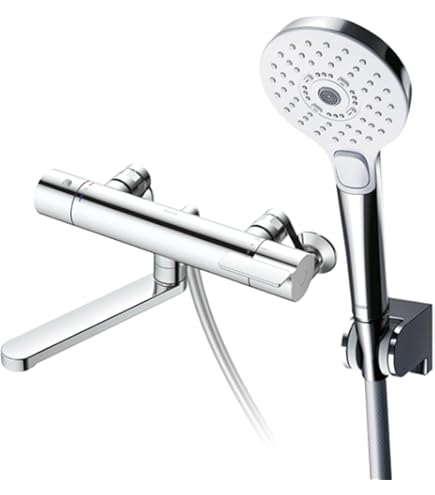 Amazon | KVK サーモスタットシャワー混合栓 オーバーヘッド・e  