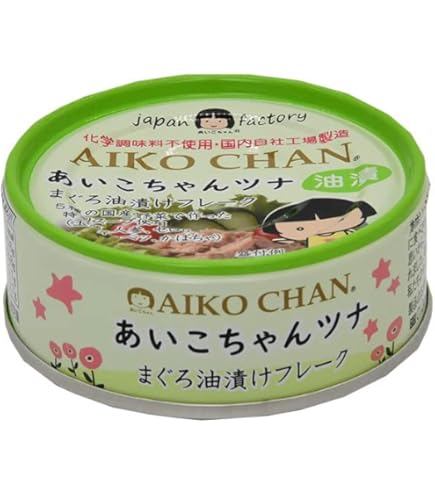 Amazon | 伊藤食品 あいこちゃん ツナ水煮フレーク 食塩不使用 70g缶