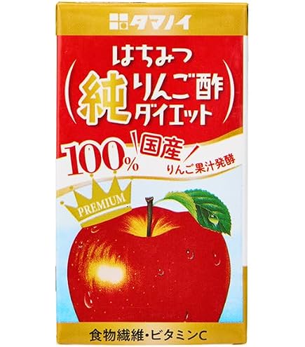 Amazon.co.jp: タマノイ酢 はちみつ純りんご酢ダイエット 125ml紙