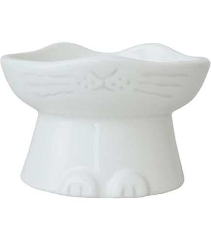 Amazon | nnma (んーま) 猫用 フードボウル ミニサイズ えさ入れ 電子