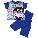 【本体綿100％】2018年 夏物 アンパンマン 天竺 ４キャラ 腹巻付き 半袖パジャマ Anpanman バイキンマン◇90cm