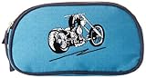 Obersee Kids Toiletry and Accessory Bag (Blue Motorcycle) by Obersee