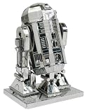 テンヨー(Tenyo) メタリックナノパズル スター・ウォーズ R2-D2 ‎W-MN-007 ステンレス素材 接着剤不要 暑さ0.2m 超精密レーザー加工 クラフト作品 立体模型