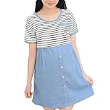 (ハッピーココ) happykoko 授乳 授乳服 ワンピース トップス 半袖 夏 授乳口 付き フリーサイズ (半袖)