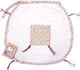 minene ベビーカーシェード ホワイトフラワー