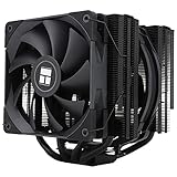 Thermalright Frost Spirit 140 BLACK V3 サイドフロー型CPUクーラー 8mmヒートパイプ4本搭載 デュアルタワー構造 スクエア型120mmファン 「TL-C12 B」&ラウンド型140mmファン「TL-D14B」搭載 「TF7」標準付属 Frost Spirit 140 BLACK V3 日本正規代理店品