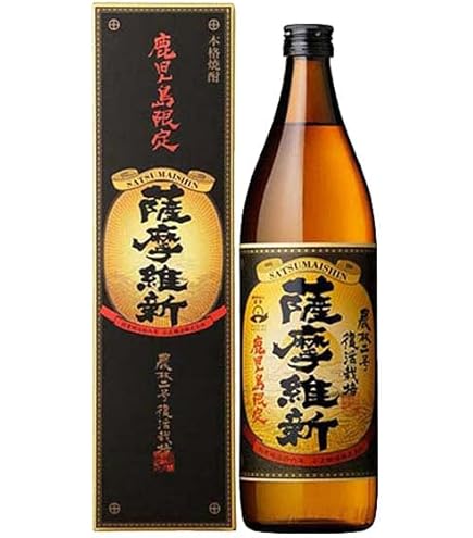 Amazon.co.jp: 鹿児島限定 薩摩維新 25度 900ml×6本 芋焼酎 小正醸造