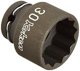山下工業研究所(Ko-ken) インパクトソケット 12角 14406M-30 差込角:12.7×30×全長:42mm 薄肉