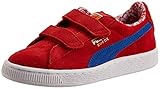 [プーマ] PUMA Suede Superman V Kids 357654 02 (ハイ リスク レッド/ストロング ブルー/バターカップ/16.0)