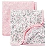 Carter's Precious Firsts Baby Girls' Owl Swaddle Blankets- Pink by Carter's