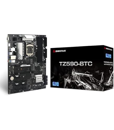 Amazon | Biostar Motherboard TB250-BTC PRO Core i7/i5/i3 LGA1151